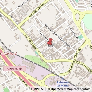 Mappa Via Carmelo Giarrizzo, 13, 90146 Palermo, Palermo (Sicilia)