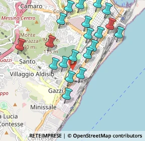 Mappa Via Liguria, 98124 Messina ME, Italia (1.071)