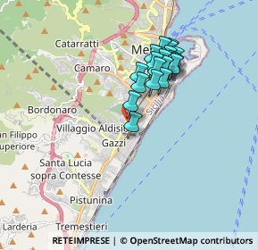 Mappa Via Liguria, 98124 Messina ME, Italia (1.6415)