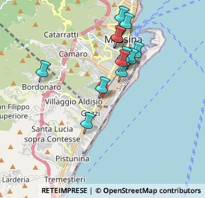 Mappa Via Liguria, 98124 Messina ME, Italia (1.85667)