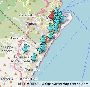 Mappa Via Liguria, 98124 Messina ME, Italia (1.831)