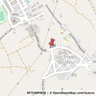 Mappa Corso garibaldi 195, 98044 San Filippo del Mela, Messina (Sicilia)