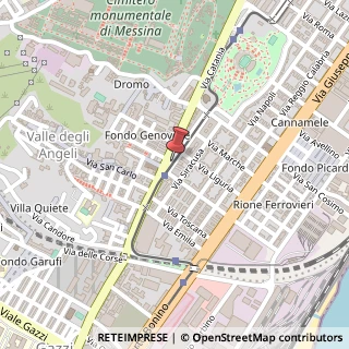 Mappa Viale San Martino,  437, 98124 Messina, Messina (Sicilia)