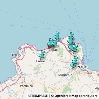 Mappa Via Camoscio, 90044 Carini PA, Italia (6.20273)