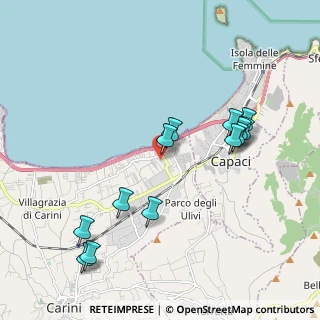 Mappa Via Cincillà, 90044 Carini PA, Italia (2.31846)