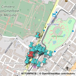 Mappa Via Catania, 98124 Messina ME, Italia (0.15)