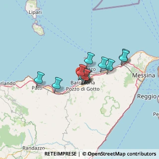Mappa Contrada Cicerata, 98051 Barcellona Pozzo di Gotto ME, Italia (10.07333)