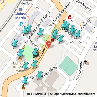 Mappa Piazza Giuseppe Natoli Gatto, 98063 Gioiosa Marea ME, Italia (0.08182)