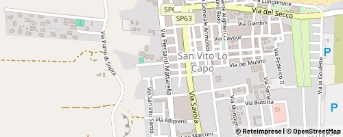 Mappa San Vito Lo Capo