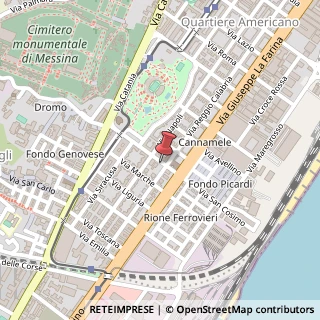 Mappa Via San Cosimo, 9, 98124 Messina, Messina (Sicilia)