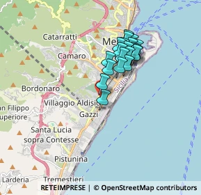 Mappa Via Marche, 98100 Messina ME, Italia (1.559)