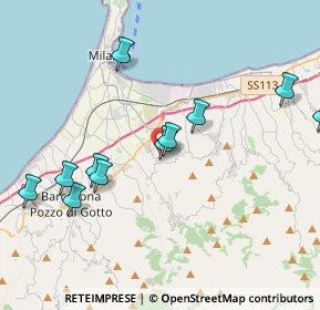 Mappa Via Giacomo Matteotti, 98044 San Filippo del Mela ME, Italia (4.68727)