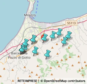 Mappa Via Giacomo Matteotti, 98044 San Filippo del Mela ME, Italia (3.53214)