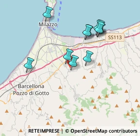 Mappa Via Giacomo Matteotti, 98044 San Filippo del Mela ME, Italia (3.94455)