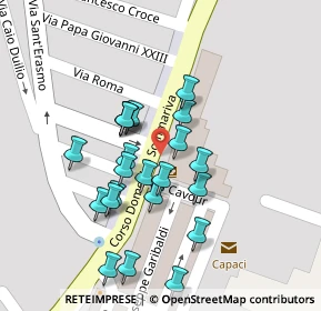 Mappa Via Cavour, 90040 Capaci PA, Italia (0.04091)