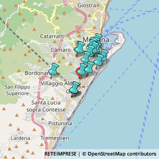 Mappa Via Catania, 98122 Messina ME, Italia (1.30056)