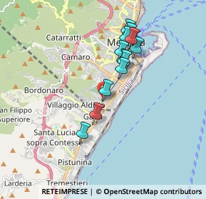 Mappa Via Catania, 98122 Messina ME, Italia (1.78308)