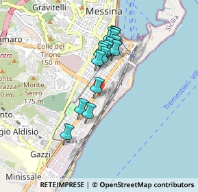 Mappa Via Gibilterra, 98124 Messina ME, Italia (0.80625)