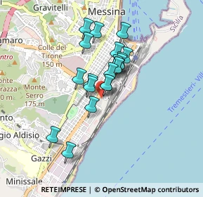 Mappa Via Gibilterra, 98124 Messina ME, Italia (0.71)