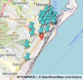 Mappa Via Gibilterra, 98124 Messina ME, Italia (0.9575)