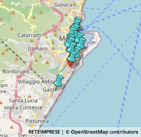 Mappa Via Gibilterra, 98124 Messina ME, Italia (1.25357)