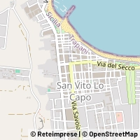 Map San Vito lo Capo