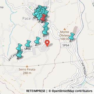 Mappa Piazza Maria SS. Visitazione, 98042 Pace del Mela ME, Italia (0.69552)