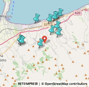 Mappa Via Giuseppe Verdi, 98040 Condrò ME, Italia (3.9)