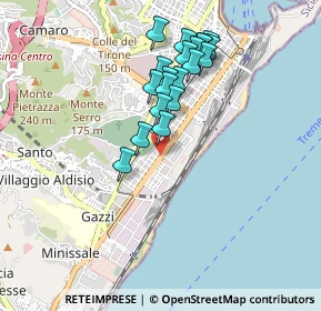 Mappa Viale Teodoro Roosevelt, 98124 Messina ME, Italia (0.9015)