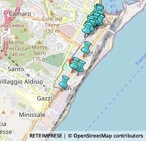 Mappa Viale Teodoro Roosevelt, 98124 Messina ME, Italia (1.135)
