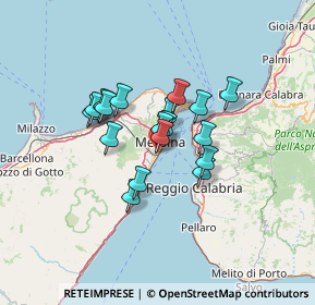 Mappa Viale Teodoro Roosevelt, 98124 Messina ME, Italia (10.44611)