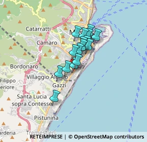 Mappa Viale Teodoro Roosevelt, 98124 Messina ME, Italia (1.22688)