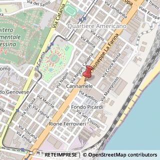 Mappa Viale Teodoro Roosevelt, 1, 98124 Messina, Messina (Sicilia)