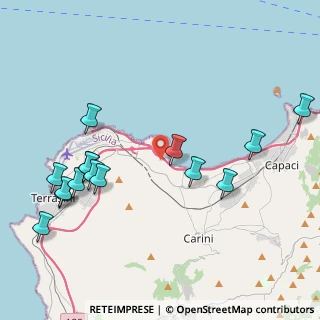 Mappa Via Salice, 90044 Carini PA, Italia (5.338)