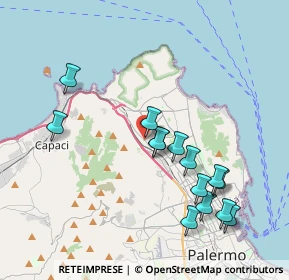 Mappa Via Fabio Besta, 90146 Palermo PA, Italia (4.39929)