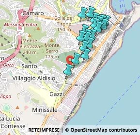 Mappa Vicolo di Napoli, 98124 Messina ME, Italia (1.0295)