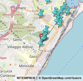 Mappa Vicolo di Napoli, 98124 Messina ME, Italia (1.02467)