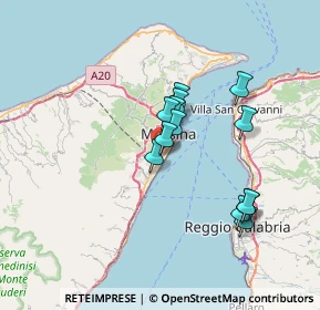 Mappa Vicolo di Napoli, 98124 Messina ME, Italia (6.38923)