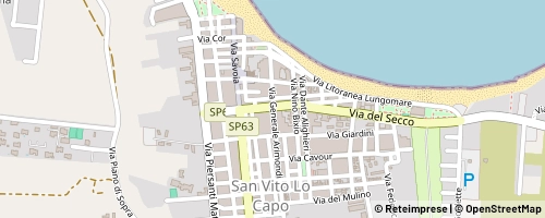 Mappa San Vito lo Capo