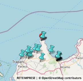 Mappa Trapani, 91010 San Vito lo capo TP, Italia (16.2255)