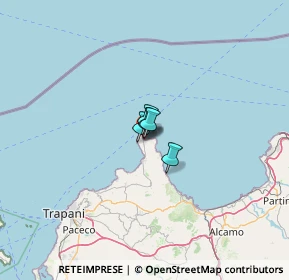 Mappa Trapani, 91010 San Vito lo capo TP, Italia (36.588)