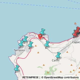 Mappa Gaspare Cusumano, 90044 Carini PA, Italia (6.235)