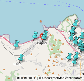 Mappa 90040 Capaci PA, Italia (6.1885)