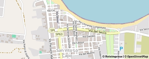 Mappa San Vito lo Capo