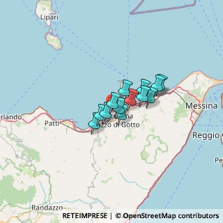 Mappa Via Cicerata, 98051 Barcellona Pozzo di Gotto ME, Italia (8.24692)