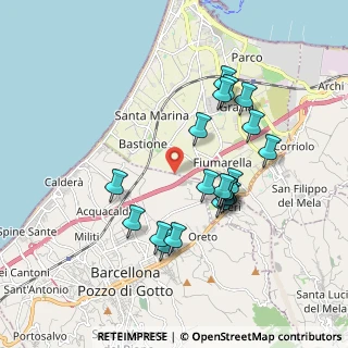 Mappa Via del Mela, 98051 Barcellona pozzo di Gotto ME, Italia (1.9305)