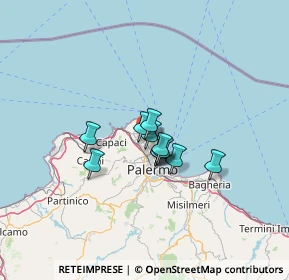 Mappa Via Cortile Privato, 90146 Palermo PA, Italia (8.45636)