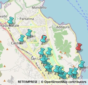 Mappa Via Cortile Privato, 90146 Palermo PA, Italia (3.08474)