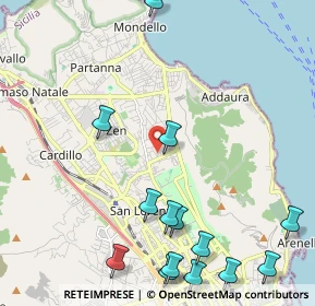 Mappa Via Cortile Privato, 90146 Palermo PA, Italia (3.12929)