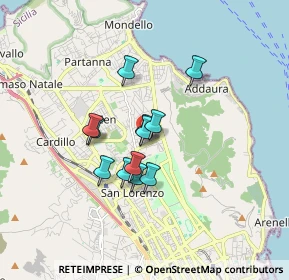 Mappa Via Cortile Privato, 90146 Palermo PA, Italia (1.34417)